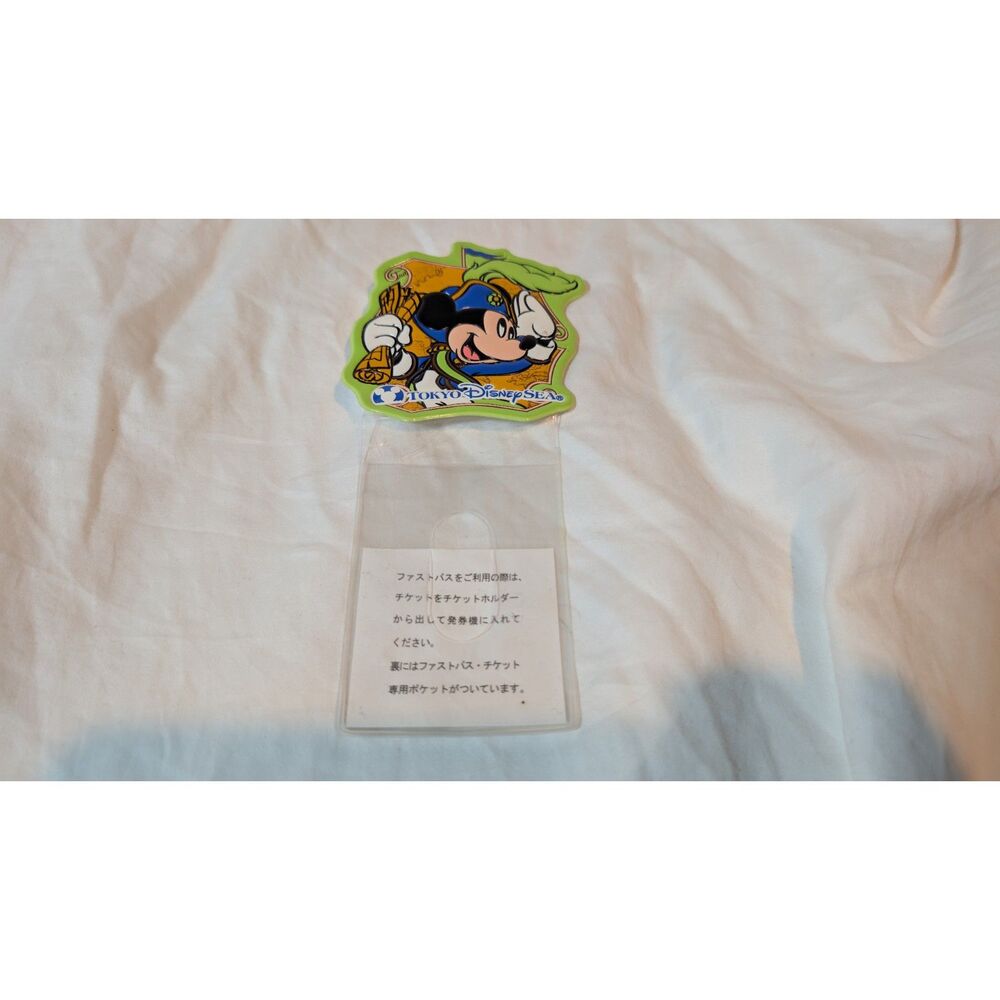 Vintage Tokyo DisneySeas Ticket Pass Holder